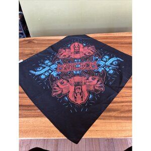 Official Mastodon Bandana Black 19” X 21”